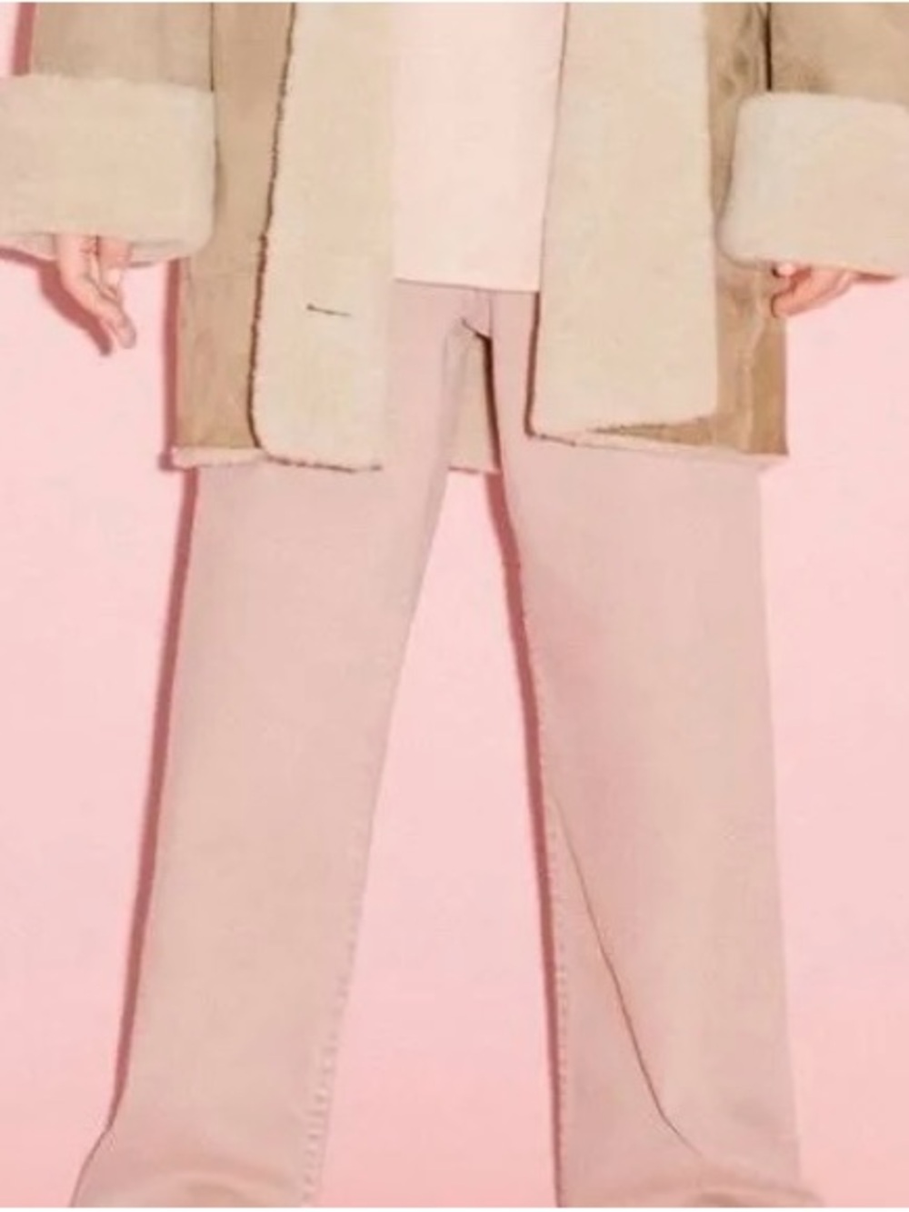 Zara Mauve/light purple/dusty pink marine jeans